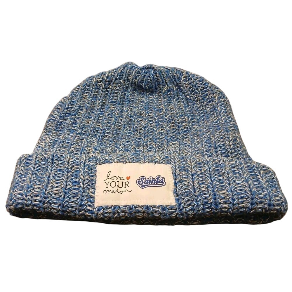 SAINTS Love Your Melon LYM Hat‎ Beanie SGA Blue & White WINTER HAT CAP #163C
